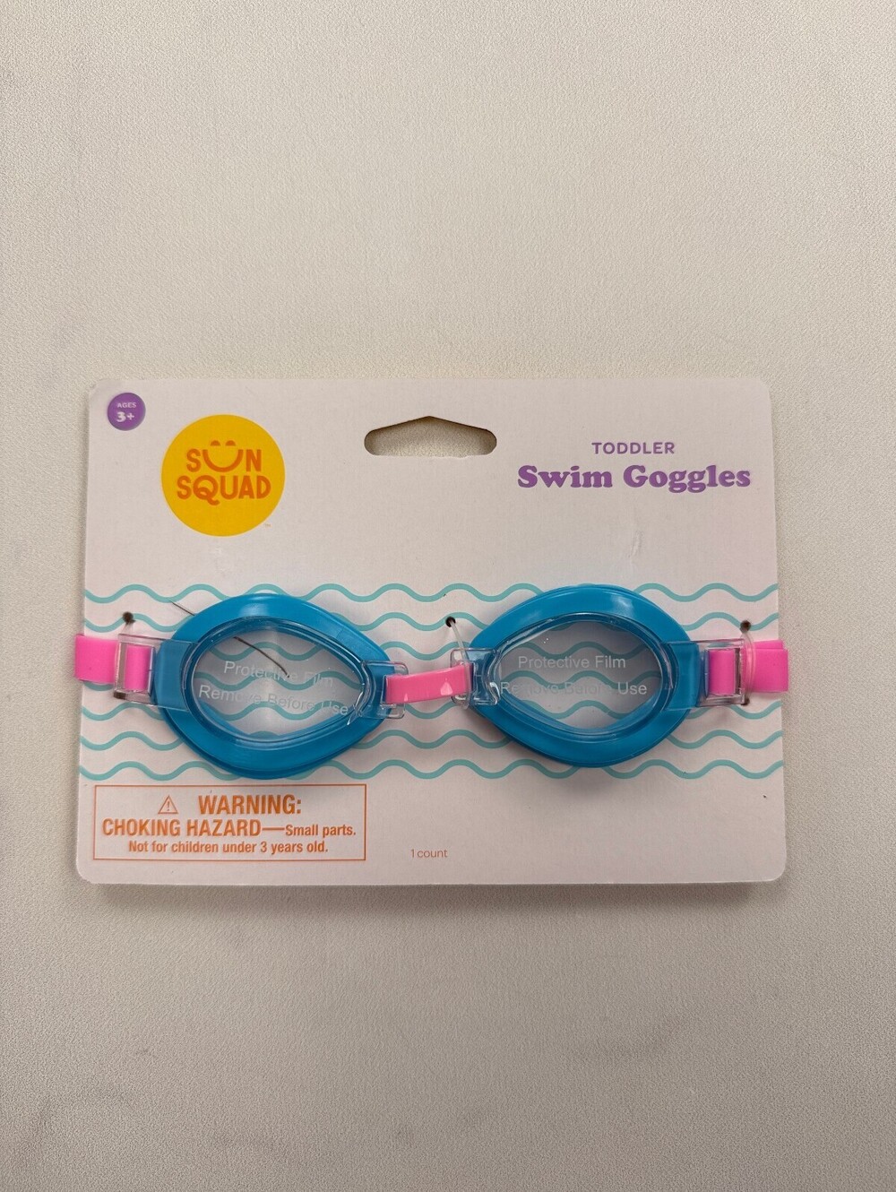 Sun Squad Swim Goggles Swim Goggles Blue 2010s Poolside - Toddler